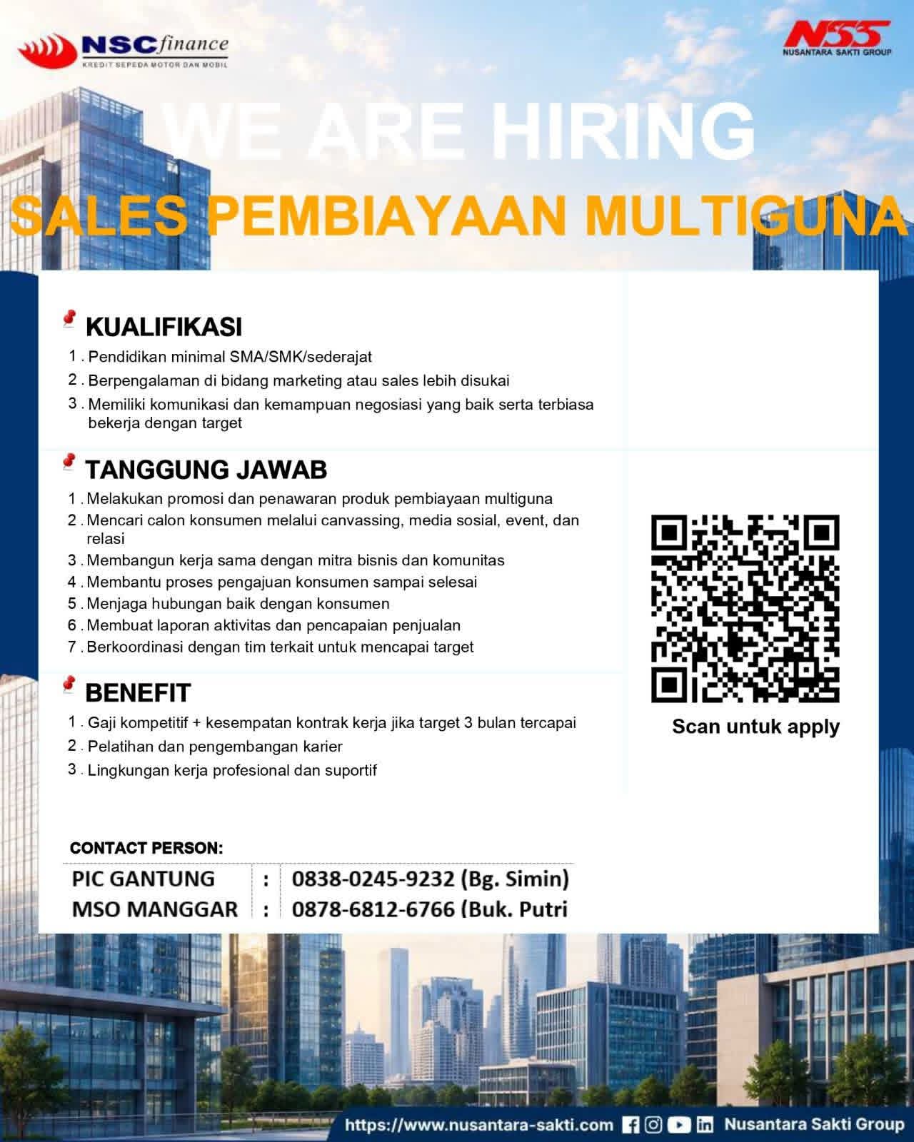Flyer SALES PEMBIAYAAN MULTIGUNA -NSS